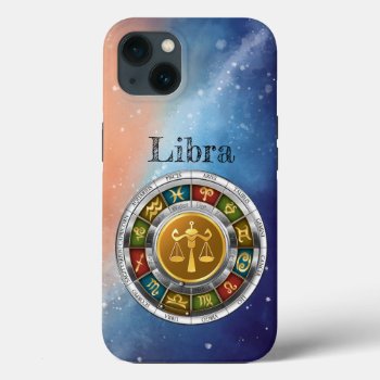 Libra (september 23-october 22). Zodiac Signs. Iphone 13 Case by VintageStyleStudio at Zazzle