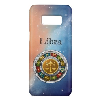 Libra (september 23-october 22). Zodiac Signs. Case-mate Samsung Galaxy S8 Case by VintageStyleStudio at Zazzle