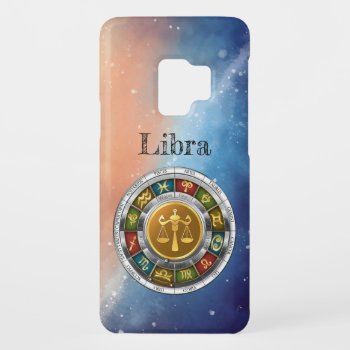 Libra (september 23-october 22). Zodiac Signs. Case-mate Samsung Galaxy S9 Case by VintageStyleStudio at Zazzle