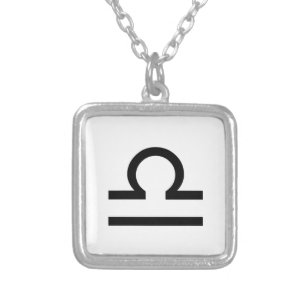 Libra Silver Plated Necklace