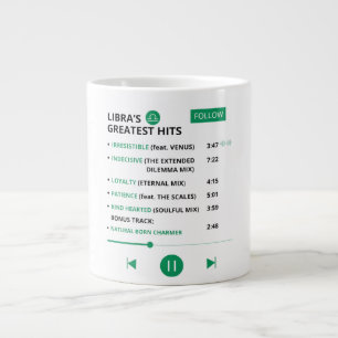 Libra Song Playlist Specialty Mug