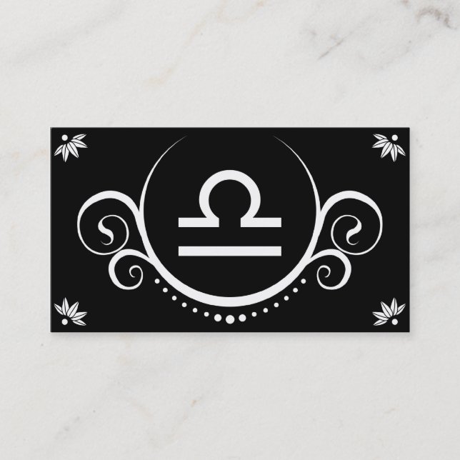 libra sophistications business card (Front)