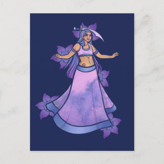 Libra Sword Belly Dancer Postcard