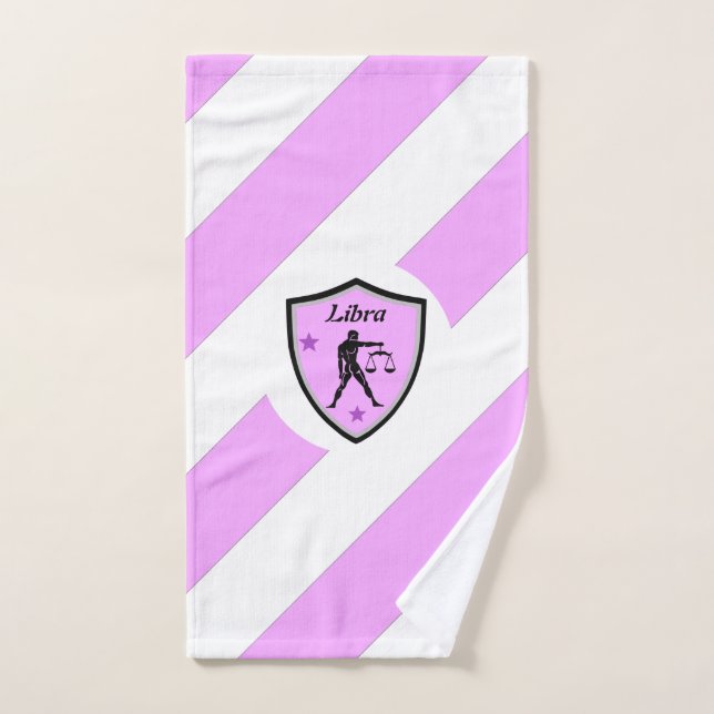 Libra symbol     hand towel  (Hand Towel)