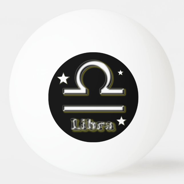 Libra symbol Ping-Pong ball (Front)