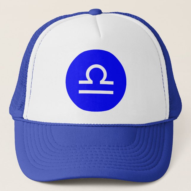 Libra Symbol Trucker Hat (Front)
