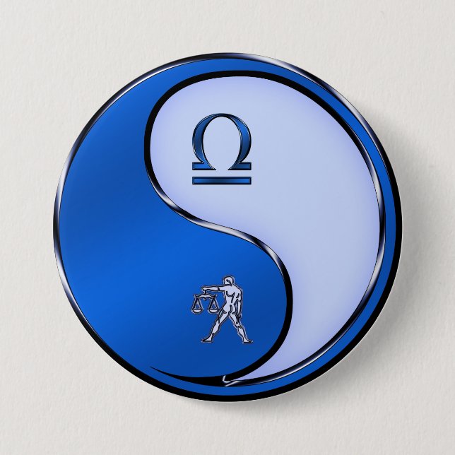 Libra the Scales Button (Front)