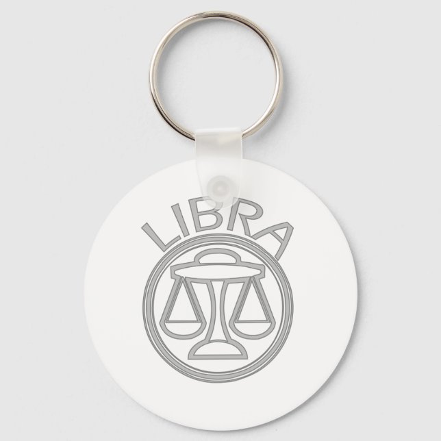 Libra the Scales Keychain (Front)