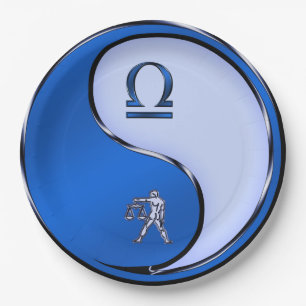 Libra the Scales Paper Plates