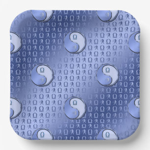 Libra the Scales Paper Plates