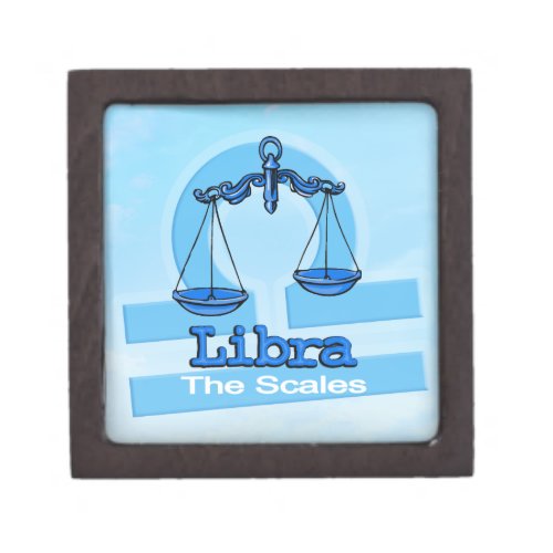 Libra The scales zodiac air sign gift box