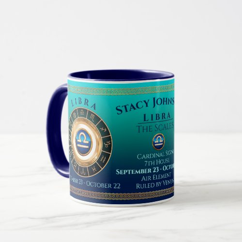 Libra _ The Scales Zodiac Sign Coffee Mug