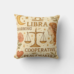 Libra Throw Pillow