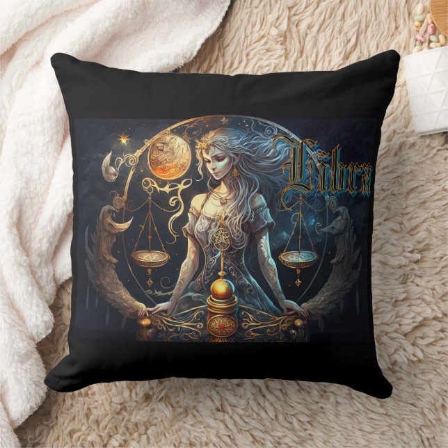 Libra Throw Pillow (Blanket)
