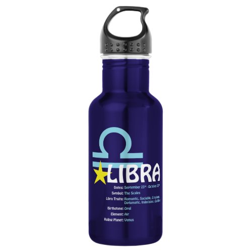 Libra Traits Water Bottle