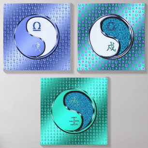 Libra & Water Dog Canvas Photo Tile