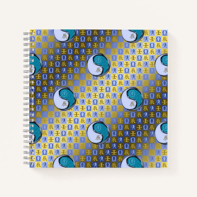 Libra & Water Dragon Notebook (Front)