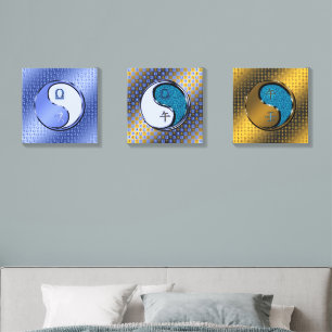 Libra & Water Horse Canvas Photo Tile
