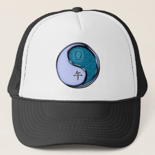 Libra & Water Horse Trucker Hat