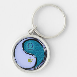 Libra & Water Monkey Keychain