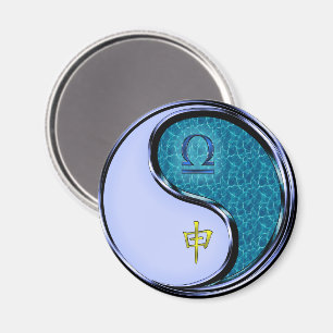 Libra & Water Monkey Magnet