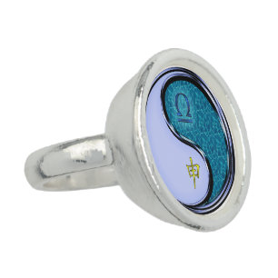 Libra & Water Monkey Ring