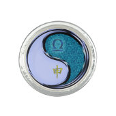 Libra & Water Monkey Ring (Front)
