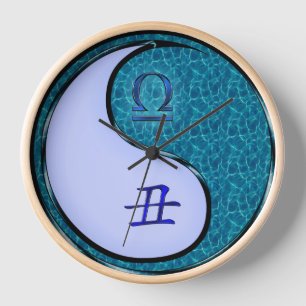 Libra & Water Ox Clock