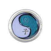 Libra & Water Rat Ring (Front)