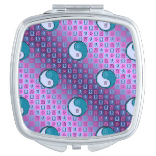 Libra & Water Rooster Compact Mirror