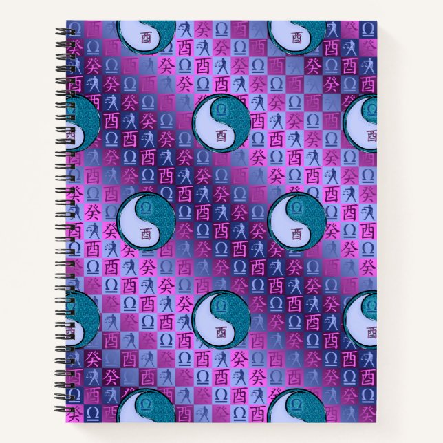 Libra & Water Rooster Notebook (Front)