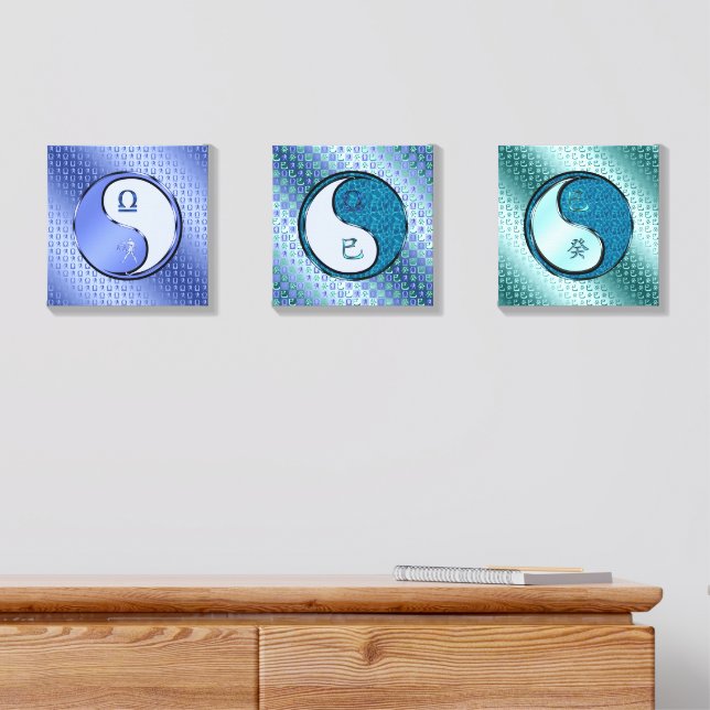 Libra & Water Snake Canvas Photo Tile (Dresser)