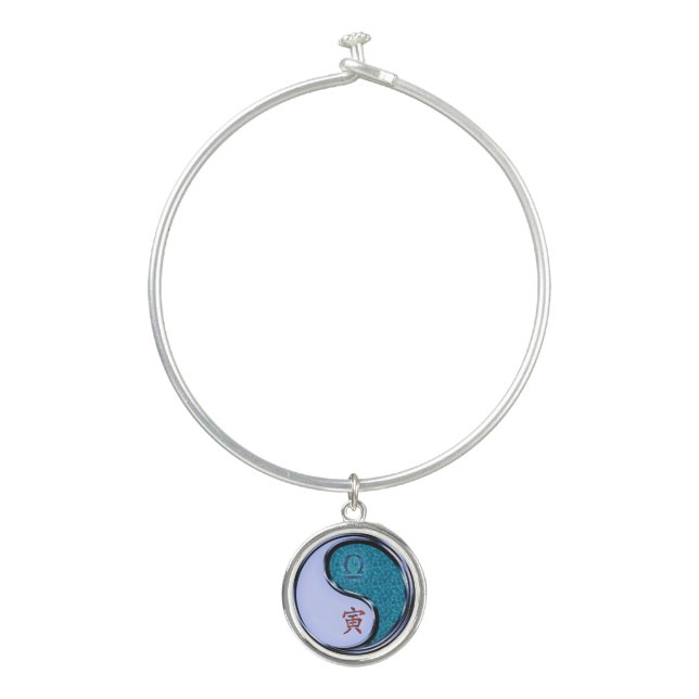 Libra & Water Tiger Bangle Bracelet (Front)