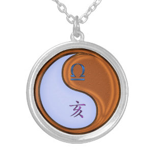 Libra & Wood Boar Silver Plated Necklace