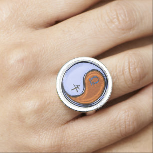 Libra & Wood Horse Ring