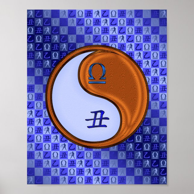 Libra & Wood Ox Poster (Front)