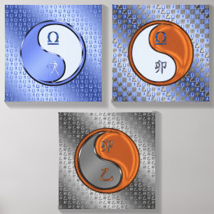 Libra & Wood Rabbit Canvas Photo Tile