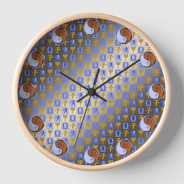 Libra & Wood Rat Clock (Front)