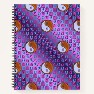 Libra & Wood Rooster Notebook
