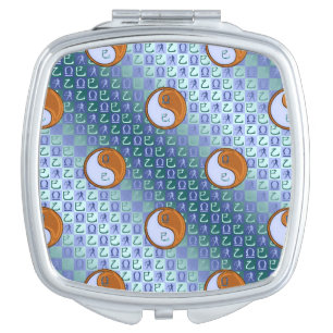 Libra & Wood Snake Compact Mirror