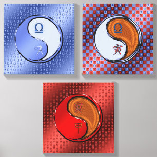 Libra & Wood Tiger Canvas Photo Tile