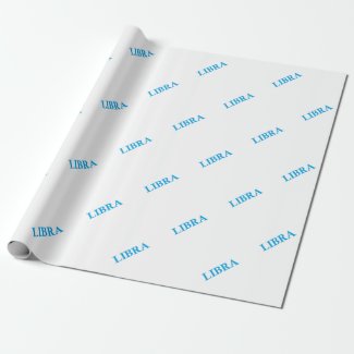 libra wrapping paper