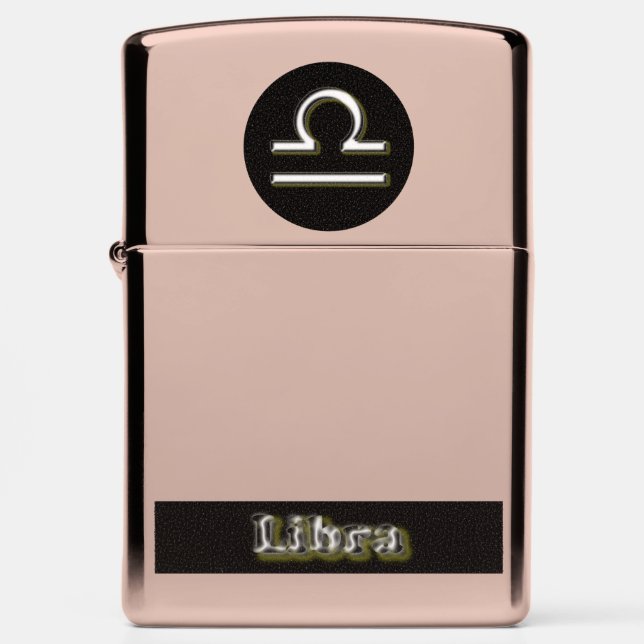 Libra Zippo Lighter (Front)