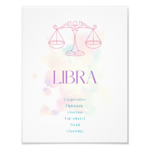 Libra Zodiac Art Print