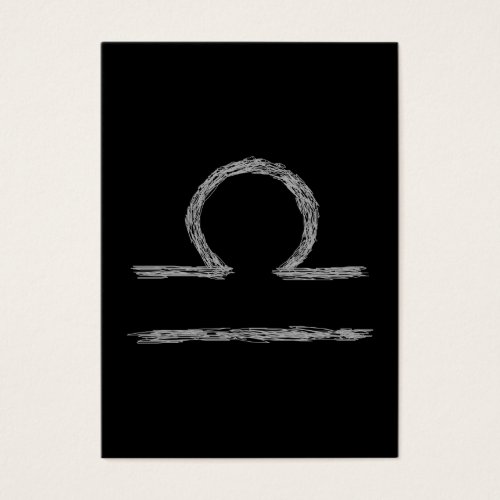 Libra. Zodiac Astrological Sign. Business Card Template
