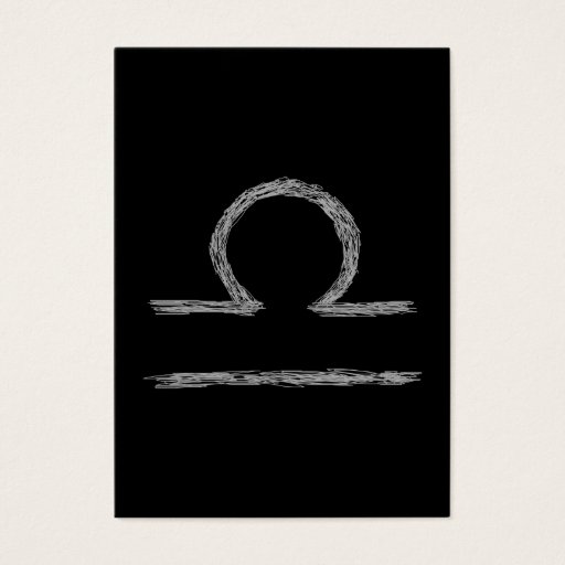 Customizable Libra. Zodiac Astrological Sign. Business Card Template