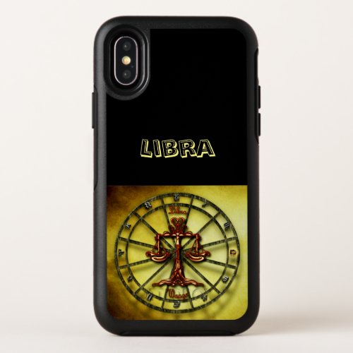 Libra Zodiac Astrology design Horoscope OtterBox Symmetry iPhone X Case