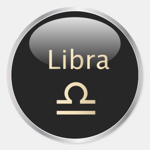 Libra zodiac astrology  star sign stickers