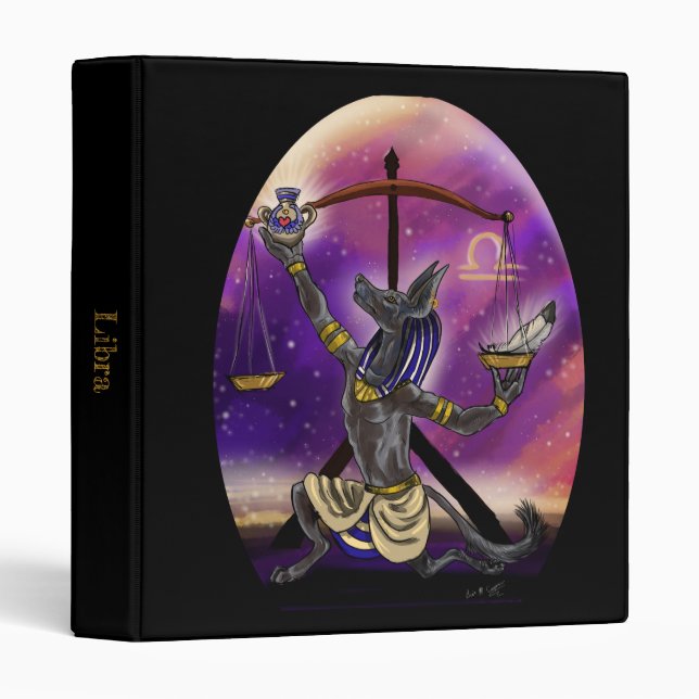 Libra Zodiac Binder (Front/Spine)