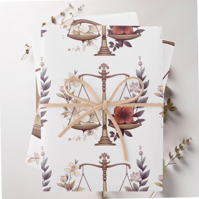 Libra zodiac birthday Wrapping Paper Sheets (Creator Uploaded)